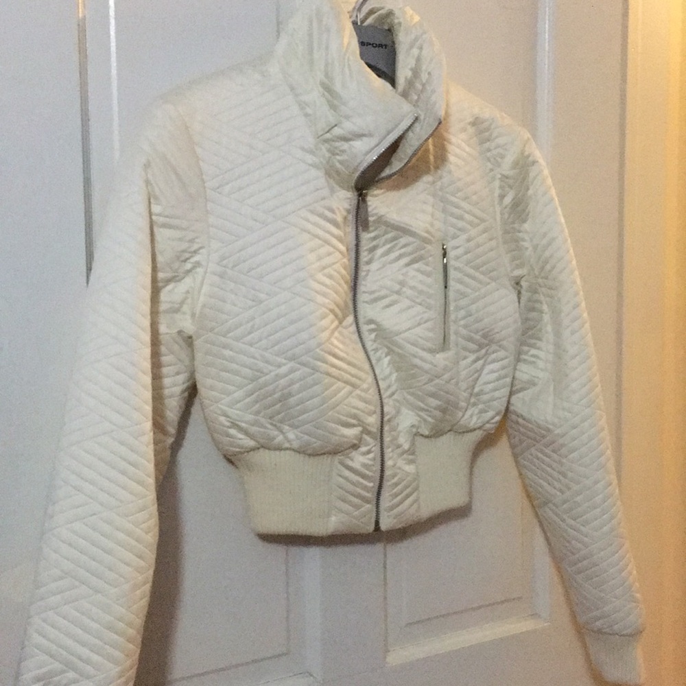 Down puffer cropped jacket